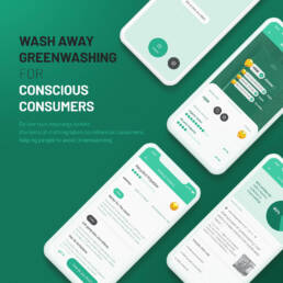 Wash away: greenwashing for conscious consumers (2020) Sketch, Photoshop