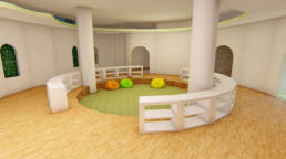 Spatial design – children's activity centre (2020) Digital model