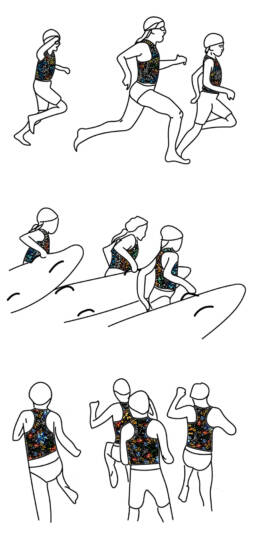 Surf Vest Visualisations (2020) Graphic illustration